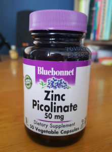 zinc recommended dosage