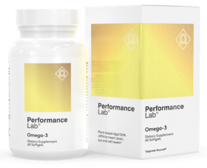 Performance Lab® Omega-3 is made from a patented form of marine algae