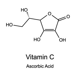 ascorbic acid Vitamin C chemical structure