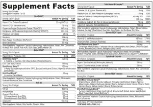 Onnit Total Human Ingredients
