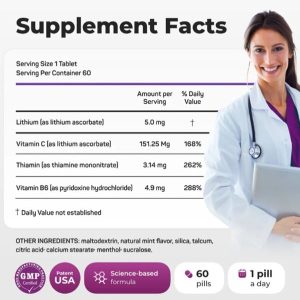 Normotim Lithium Ascorbate ingredients