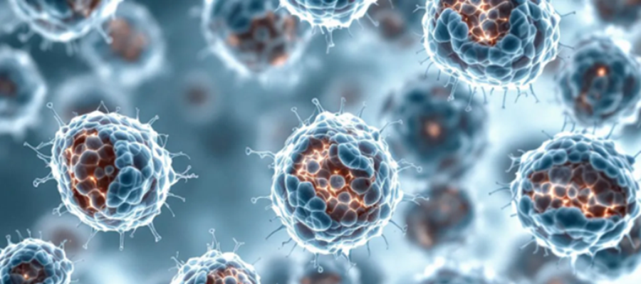 image of cells depicting Scenescent cellular aging