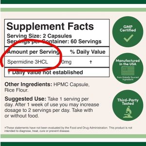 Are there any top-rated Spermidine products for longevity