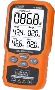 cheap solar power meter